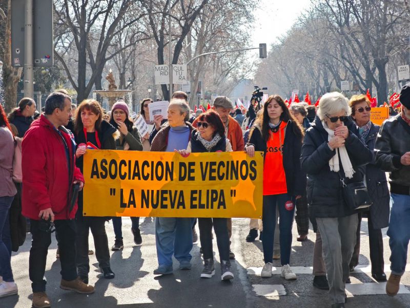 Vivienda manifestación en Madrid