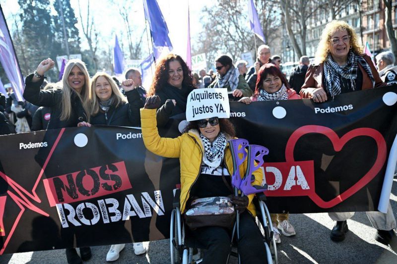 Vivienda manifestación en Madrid