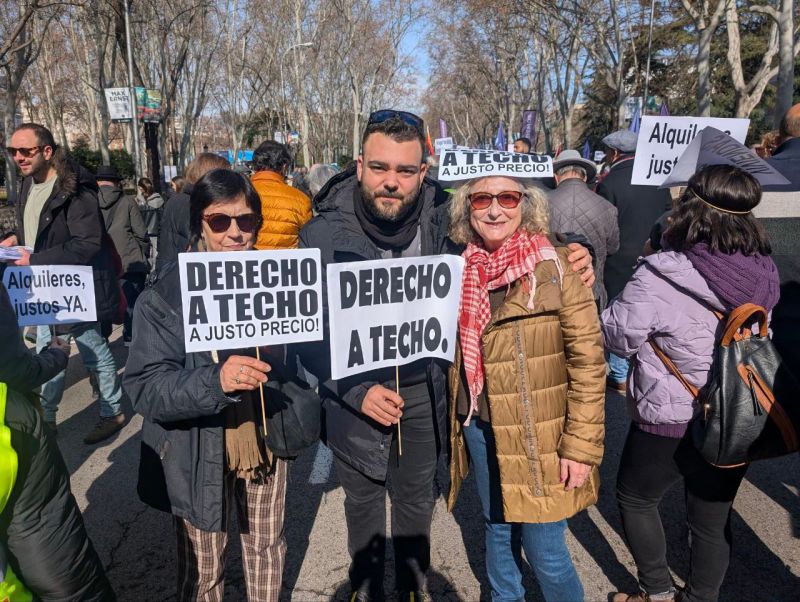 Vivienda manifestación en Madrid