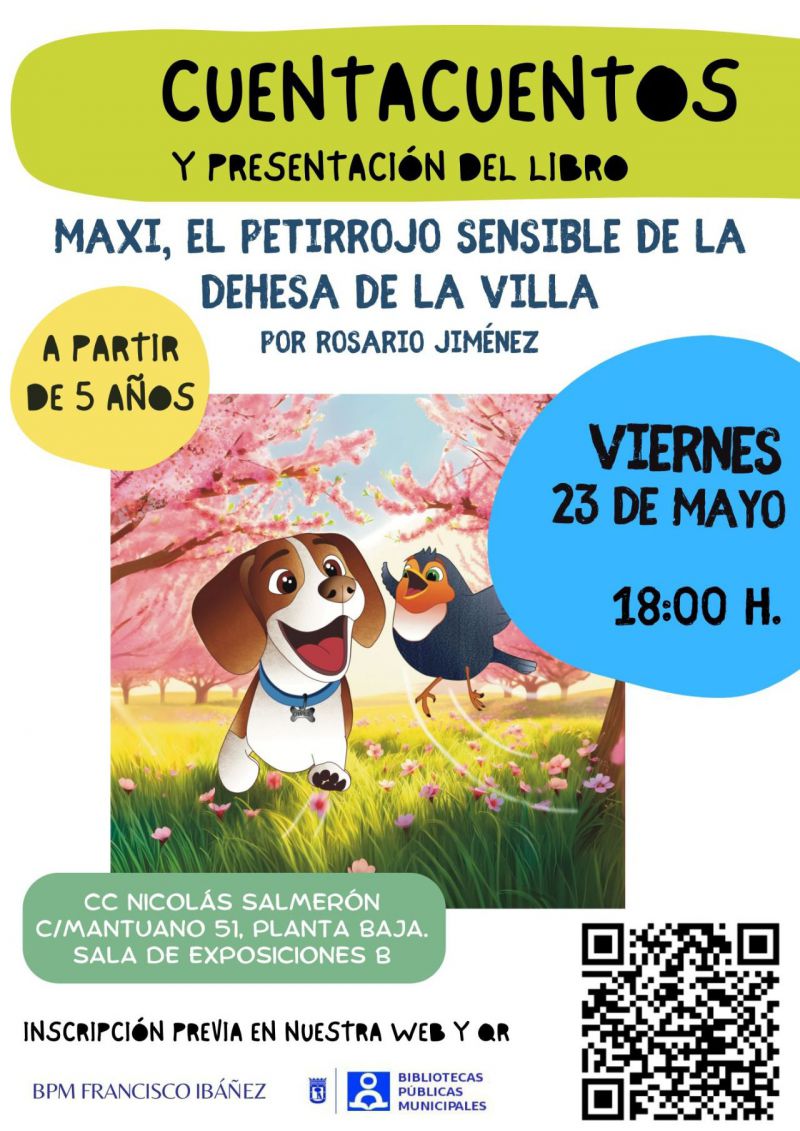 Bibliotecas de Chamartín programación mayo 2025