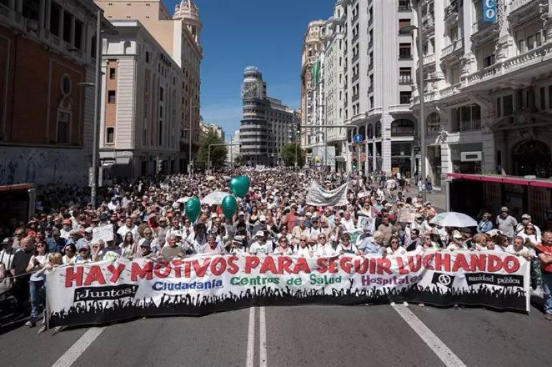 Marcha por la Sanidad Publica Madrid