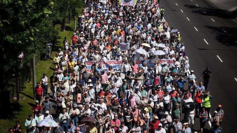 Marcha por la Sanidad Publica Madrid