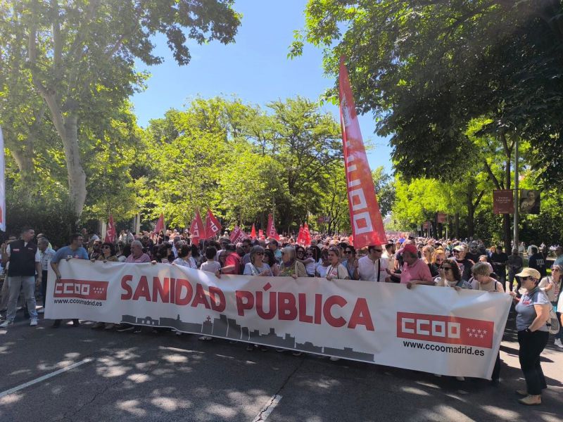 Marcha por la Sanidad Publica Madrid