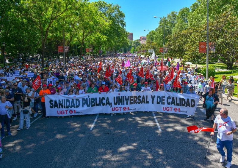 Marcha por la Sanidad Publica Madrid