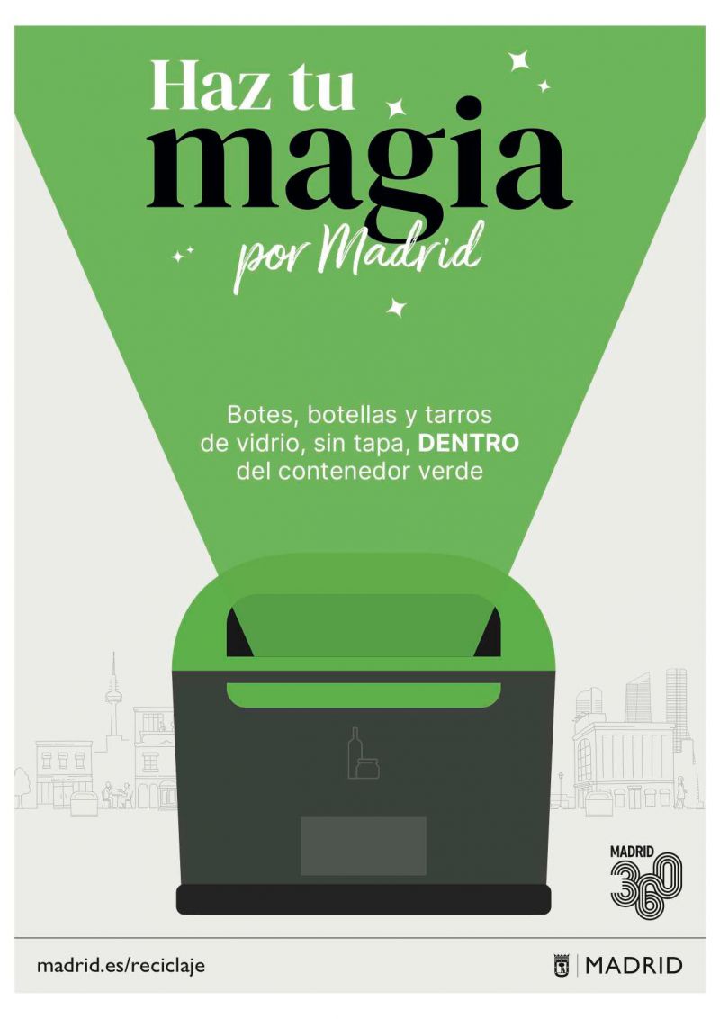 Nueva imagen campaña de reciclaje 'Haz tu magia' de Madrid