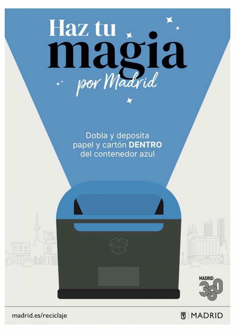 Nueva imagen campaña de reciclaje 'Haz tu magia' de Madrid