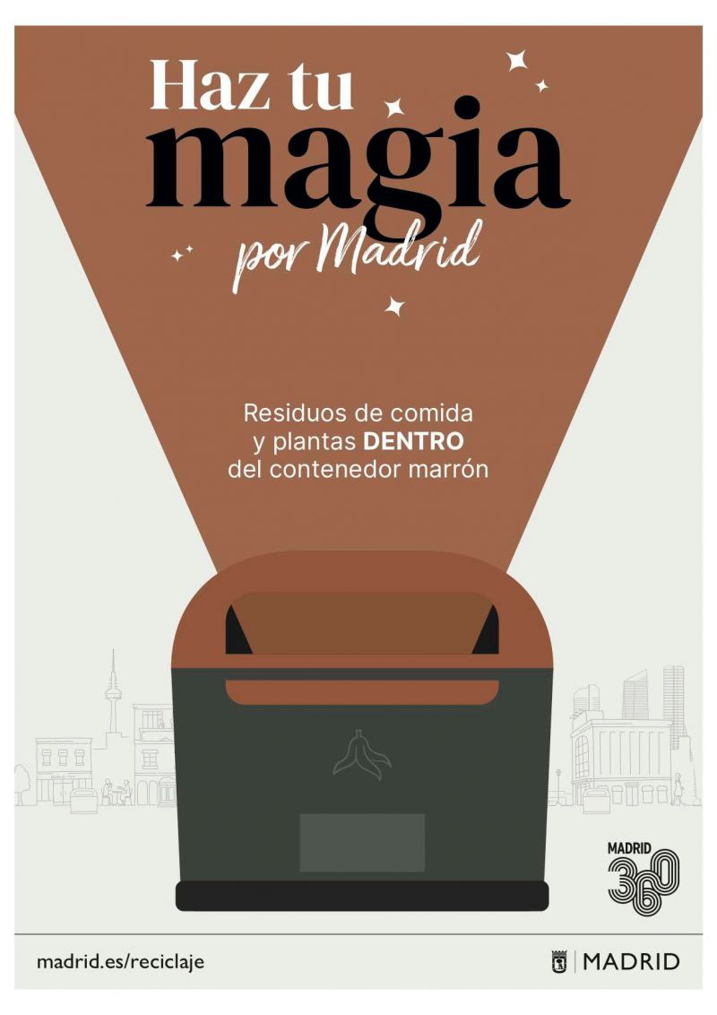 Nueva imagen campaña de reciclaje 'Haz tu magia' de Madrid