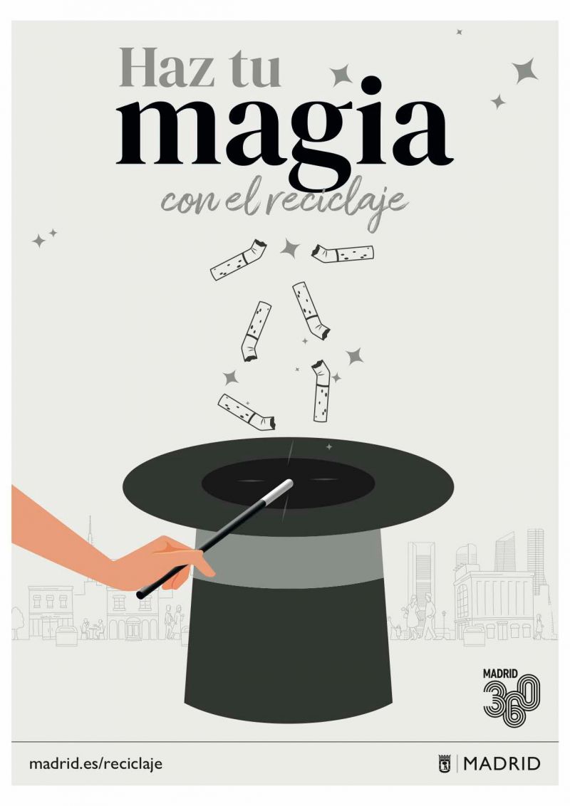 Nueva imagen campaña de reciclaje 'Haz tu magia' de Madrid