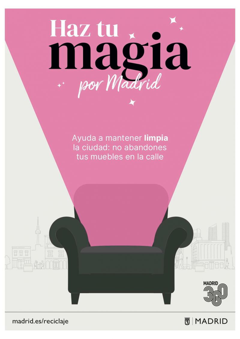 Nueva imagen campaña de reciclaje 'Haz tu magia' de Madrid