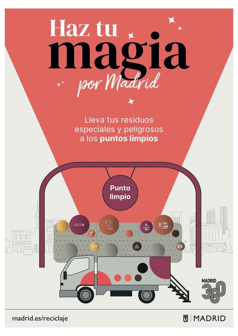 Nueva imagen campaña de reciclaje 'Haz tu magia' de Madrid
