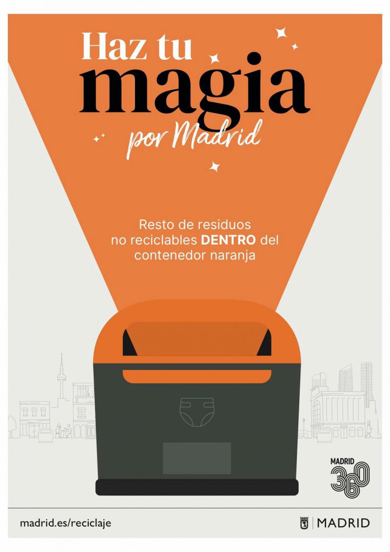 Nueva imagen campaña de reciclaje 'Haz tu magia' de Madrid