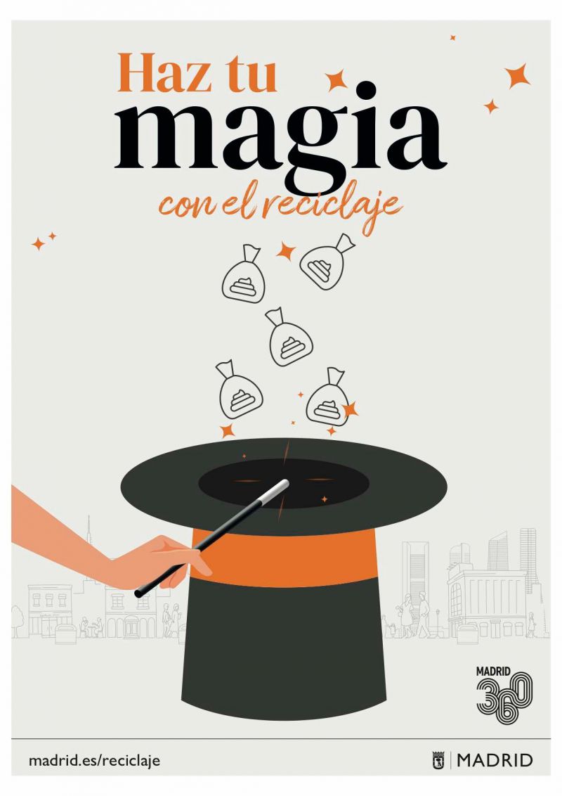 Nueva imagen campaña de reciclaje 'Haz tu magia' de Madrid