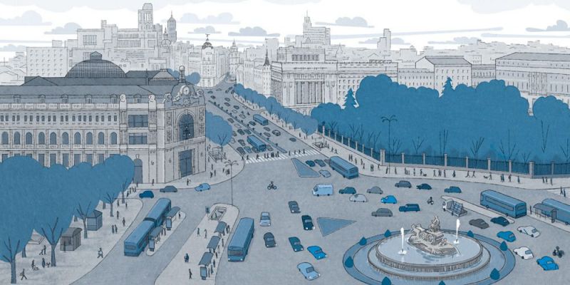 Juan Berrio ilustraciones de Madrid