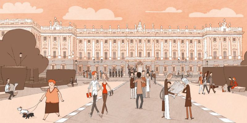 Juan Berrio ilustraciones de Madrid