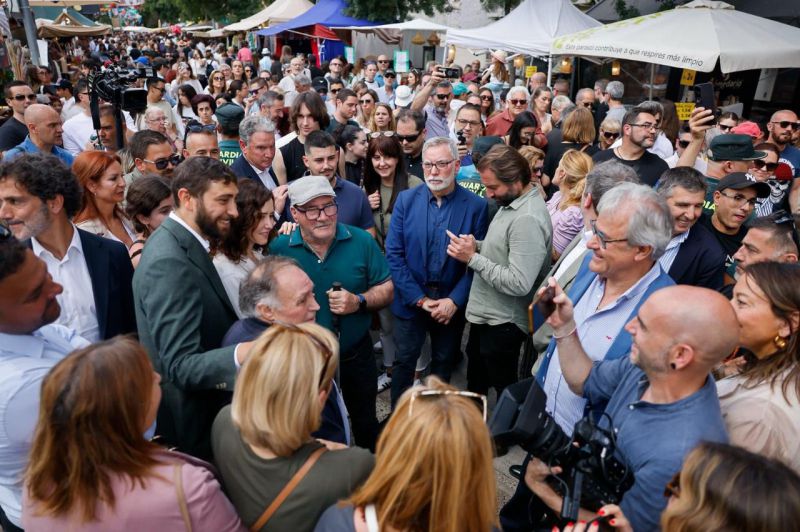 Feria Medieval El Alamo visita Díaz Ayuso