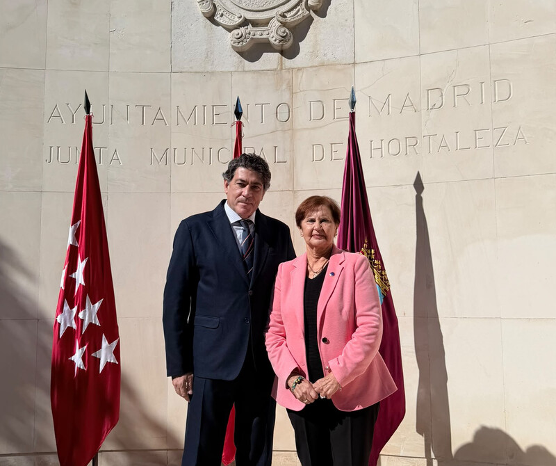 Hortaleza homenaje a la bandera Dia de la Fiesta Nacional