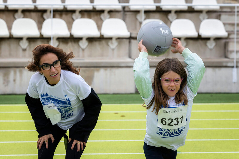 Jornada de deporte en familia en Chamberi