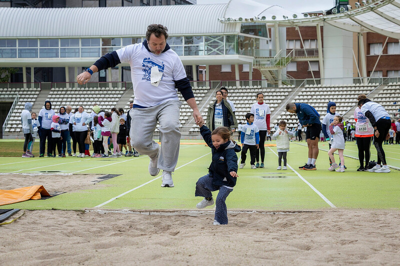 Jornada de deporte en familia en Chamberi